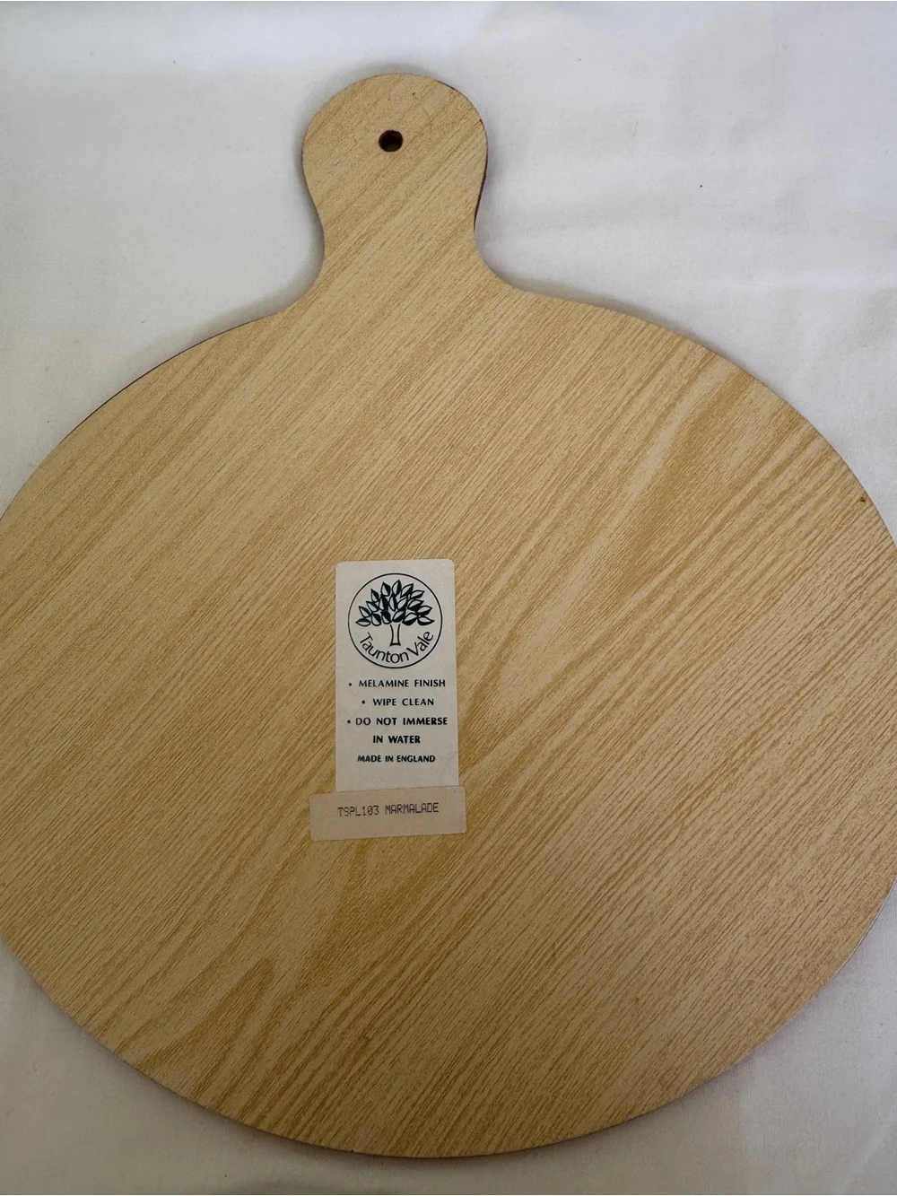 VTG 70s Taunton Vale Bermuda Citrus Marmalade Melamine Cutting Board Cheese Tray